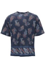 Etro Paisley Print Crewneck T   Green