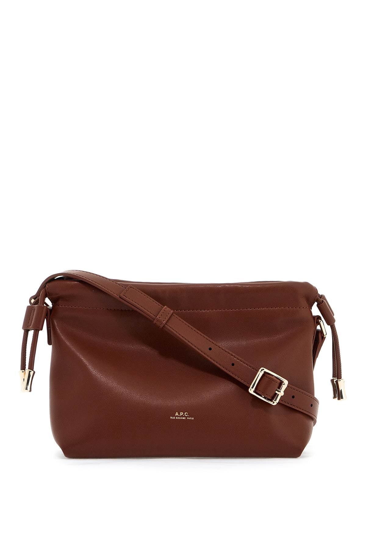 A.P.C. Ninon Mini Crossbody Bag   Brown