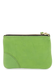 Comme Des Garcons Wallet Leather Coin Purse   Green