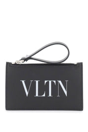 Valentino Garavani Leather Vltn Cardholder   Black