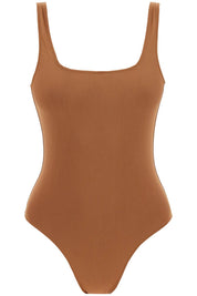 Lido Full Body Metallic Lycra Swims   Brown