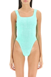 Hunza G. Square Neck Swimsuit   Green