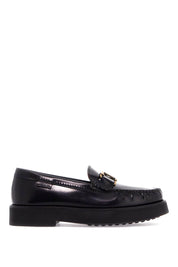 Tod's T Timeless Leather Loafers   Black