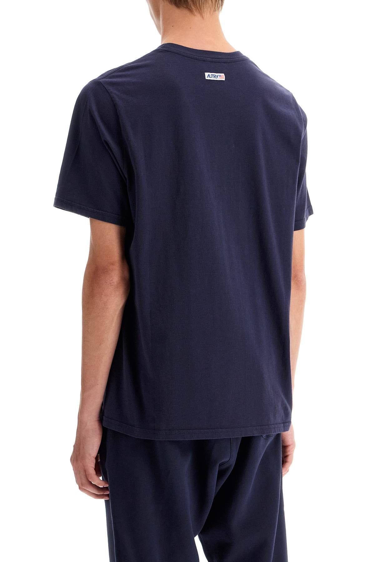 Autry Relaxed Fit T Shirt   Blue