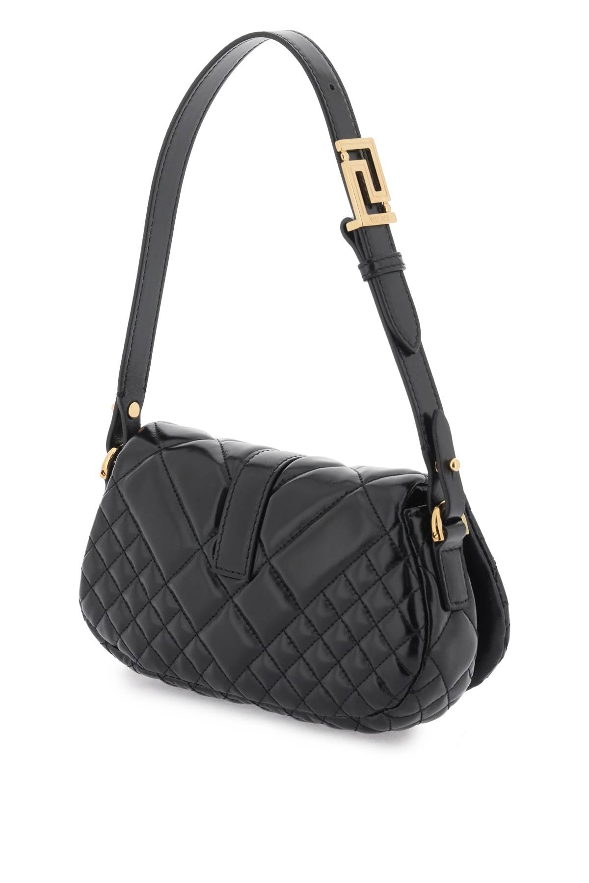 Versace 'Greca Goddess' Mini Bag   Black