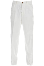 Brunello Cucinelli Corduroy Leisure Fit Pants   White