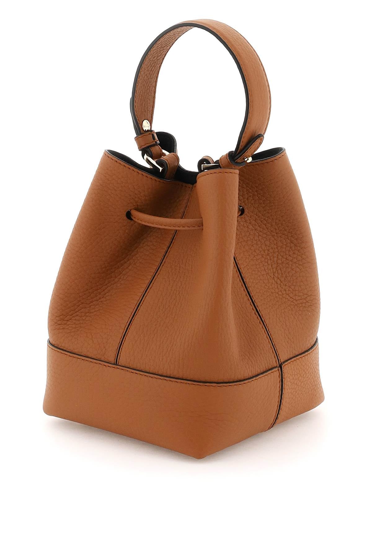 Strathberry Lana Osette Bucket Bag   Brown