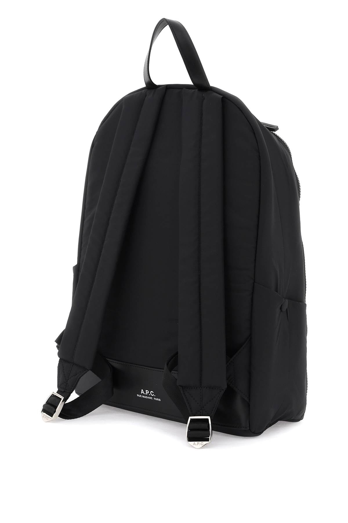 A.P.C. Nylon Back Pack   Black