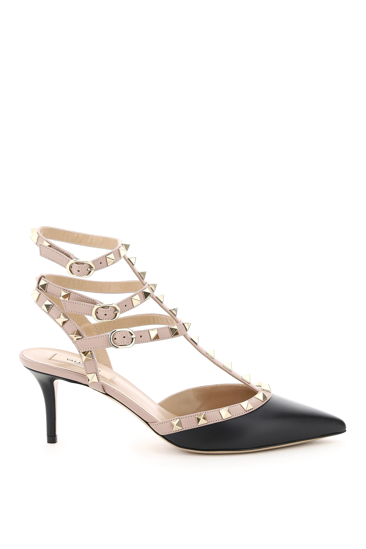 Valentino Garavani Rockstud Slingback Pumps   Black