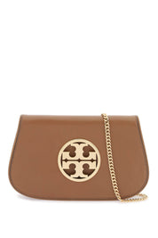 Tory Burch Reva Clutch   Brown