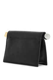 Jacquemus Mini Square Round Clutch Bag   Black