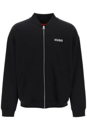 Hugo Embroidered Logo Sweatshirt By   Black