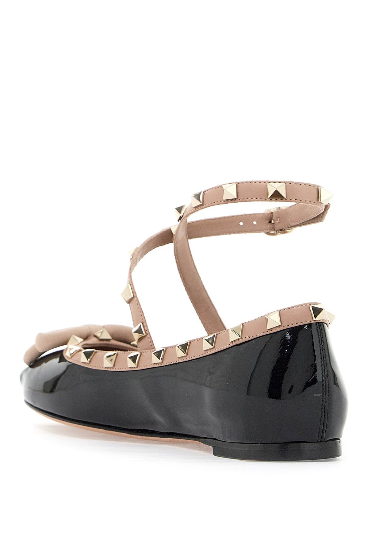 Valentino Garavani "rockstud Patent Leather Ball   Black