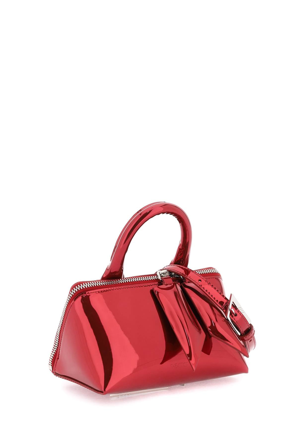 The Attico Mirror Effect Friday Mini Bag   Red