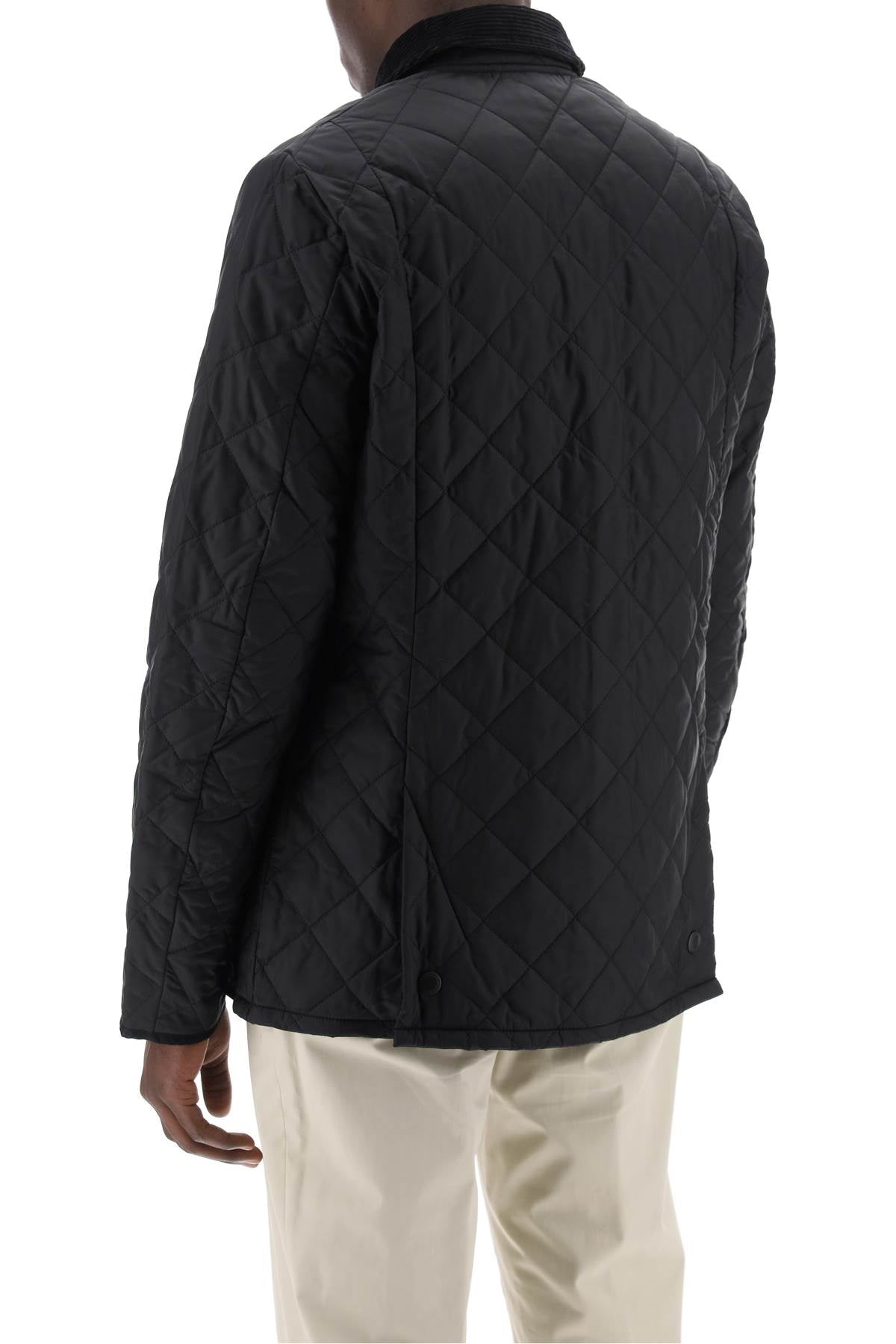 Barbour Heritage Liddesdale Quilted Jacket   Black