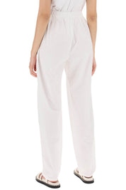 Interior The Nicola Boxer Poplin Pants In   White