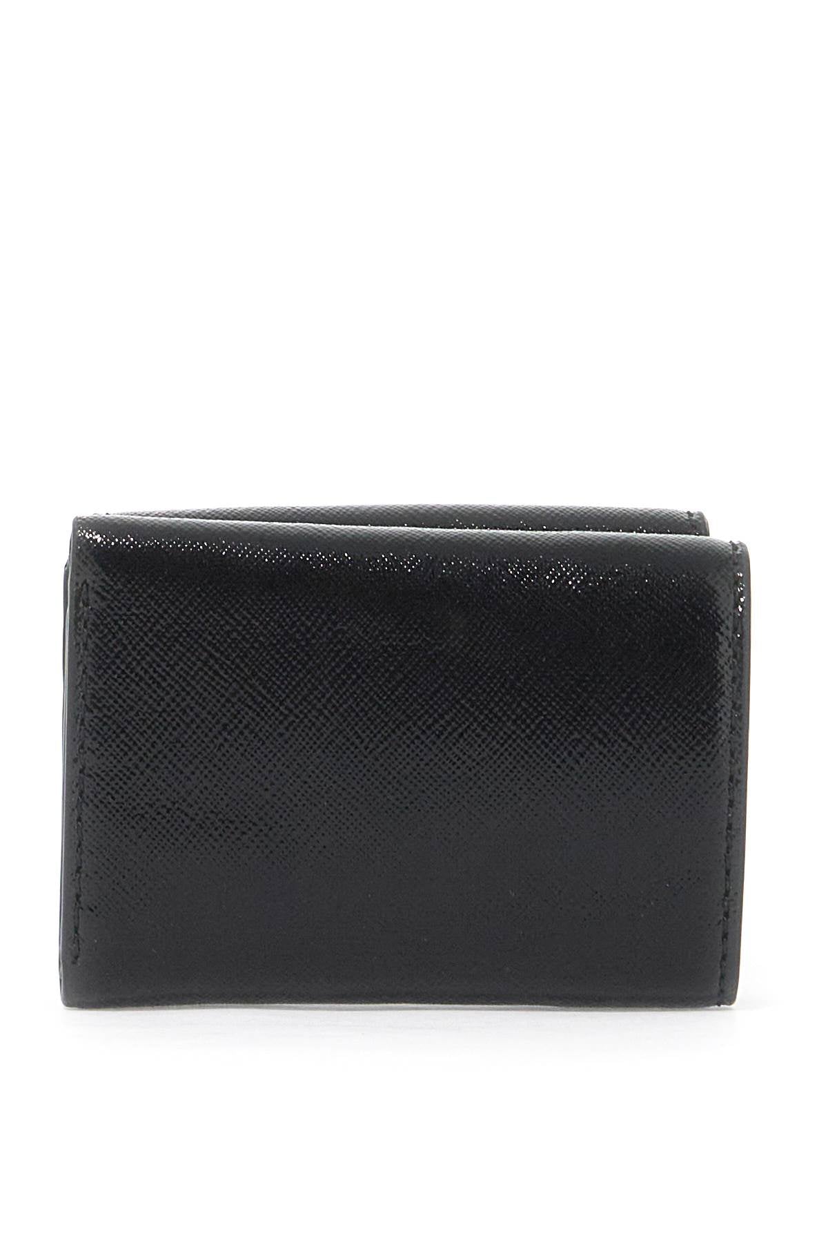 Marc Jacobs Portafoglio The Utility Dtm Mini Trifold Wallet   Black