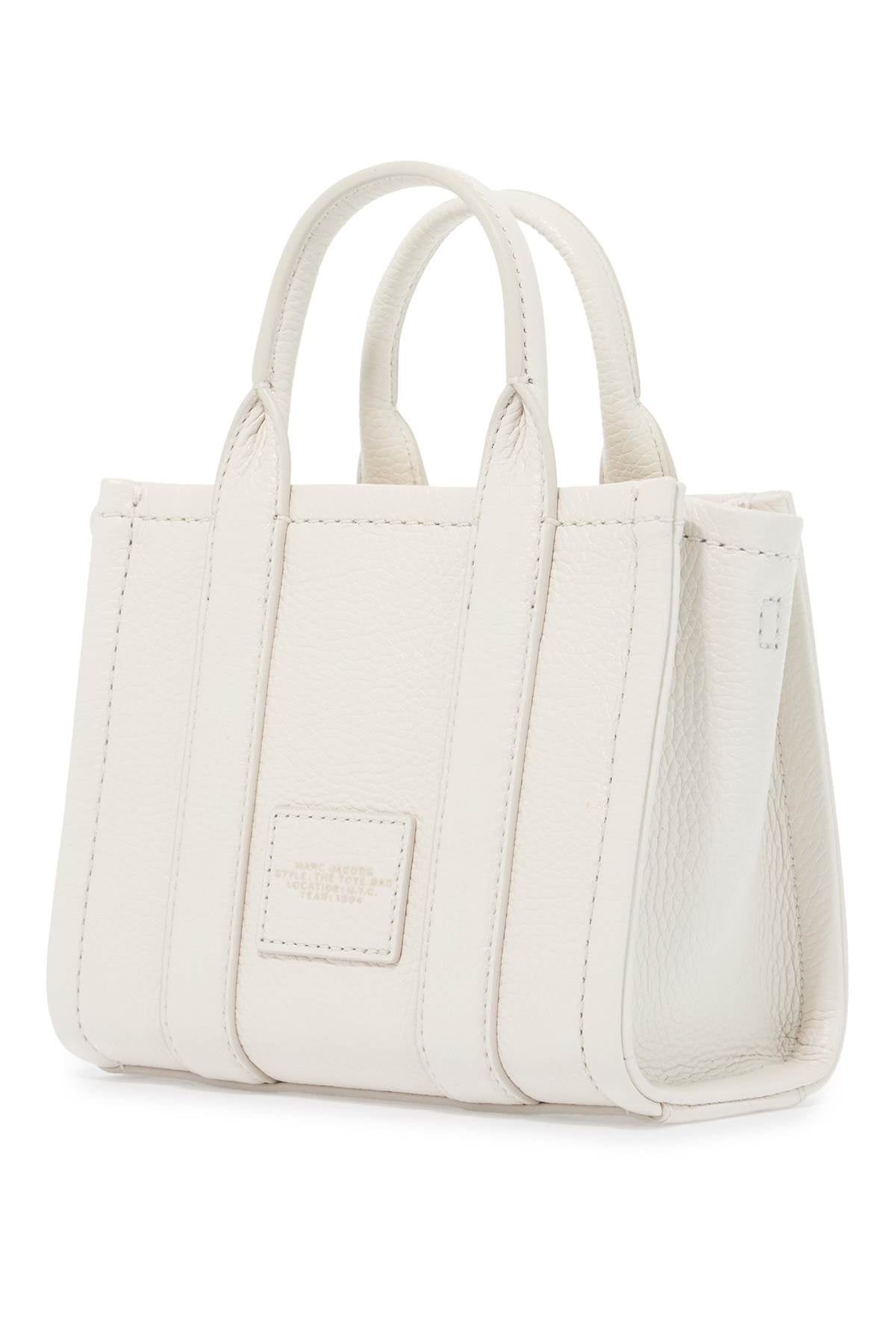 Marc Jacobs The Leather Mini Tote Bag   White