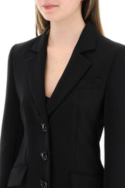 Moschino Blazer With Teddy Bear Buttons   Black