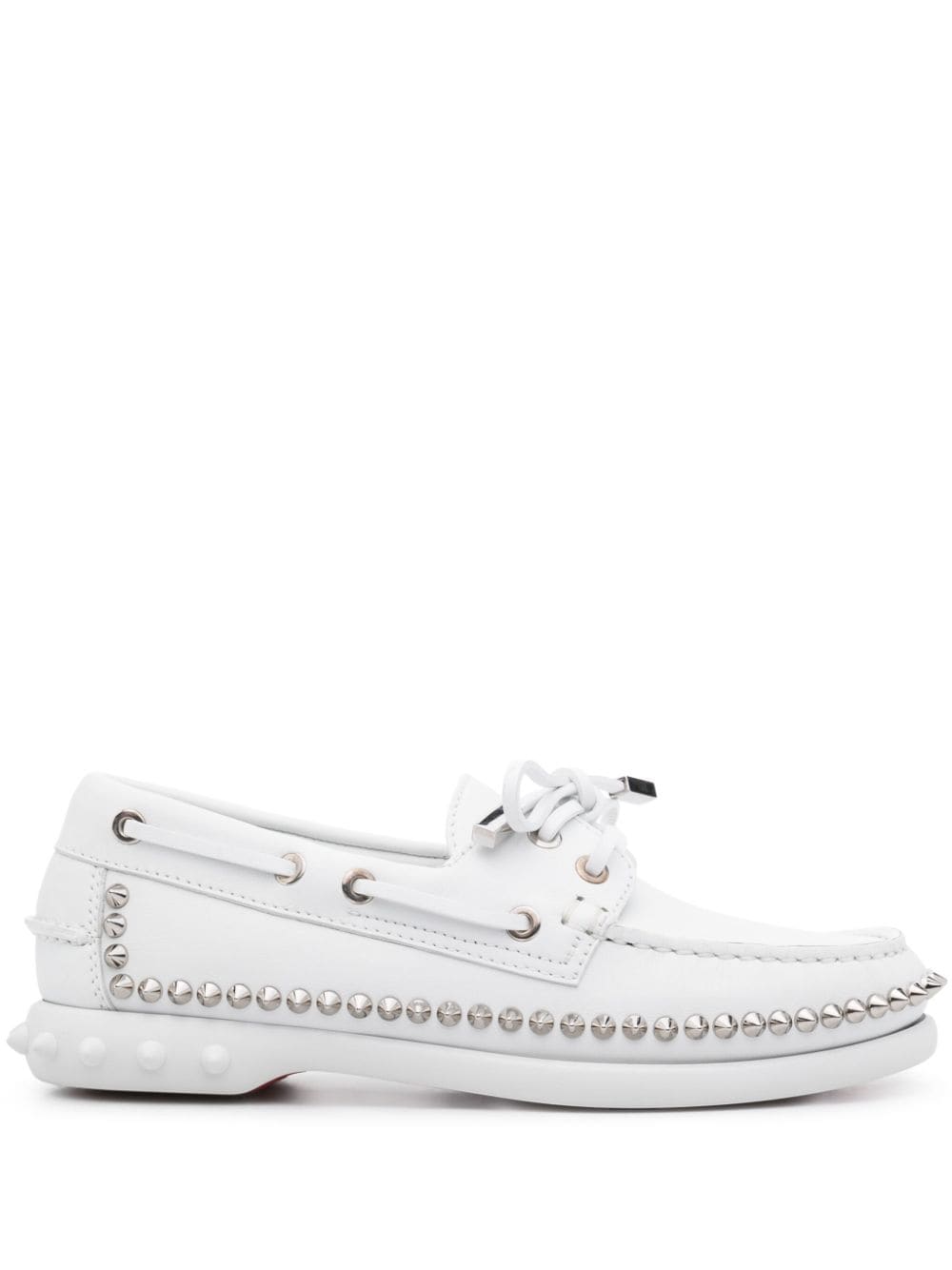 Christian Louboutin Flat Shoes White