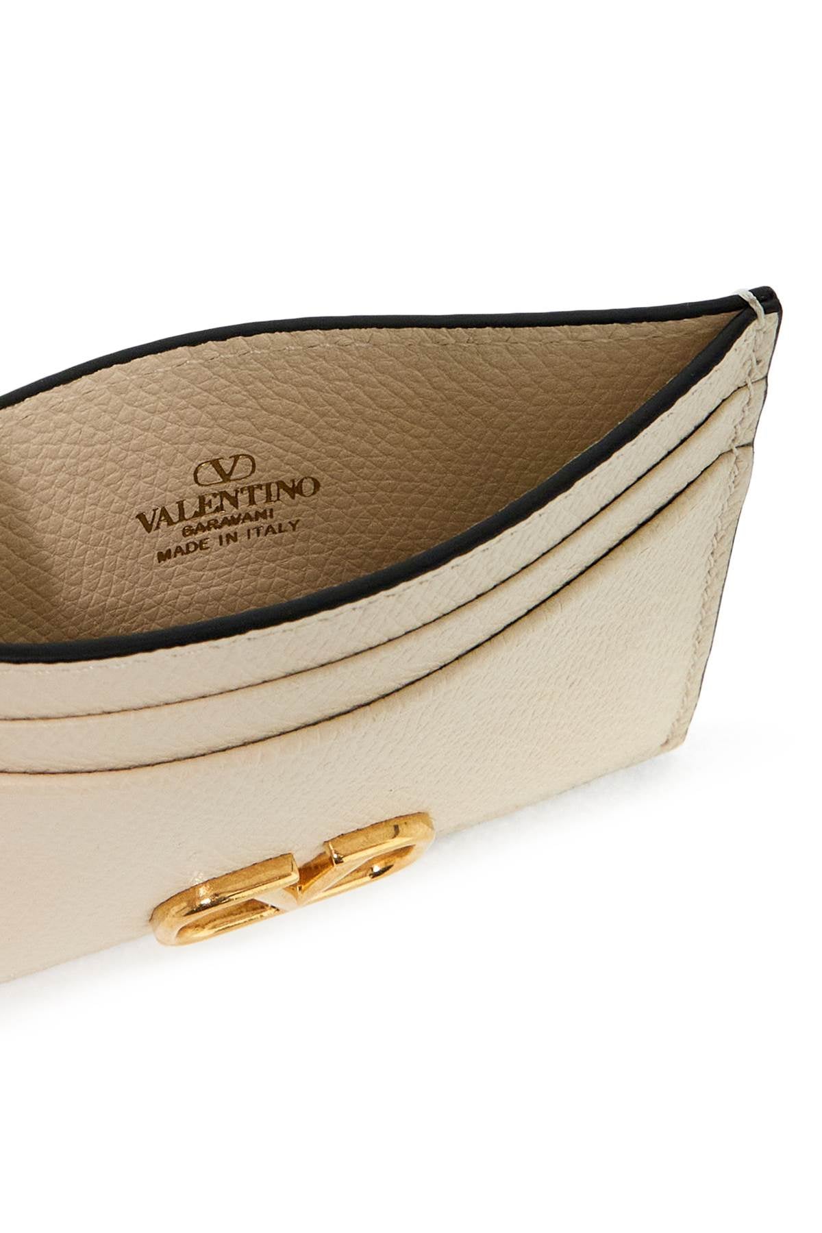 Valentino Garavani Vlogo Signature Card Holder   Neutral