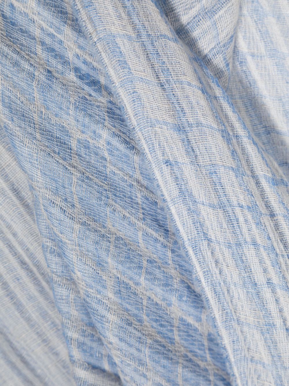 Emporio Armani Scarfs Clear Blue