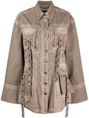 Blumarine Coats Brown