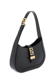 Versace Greca Goddess Small Hobo Bag   Black