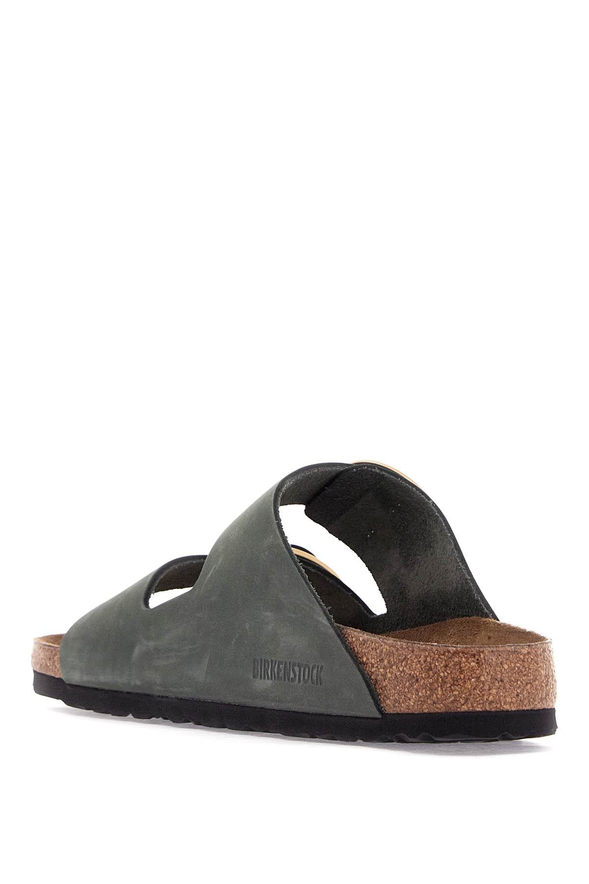 Birkenstock Big Buckle Arizona Slides   Green