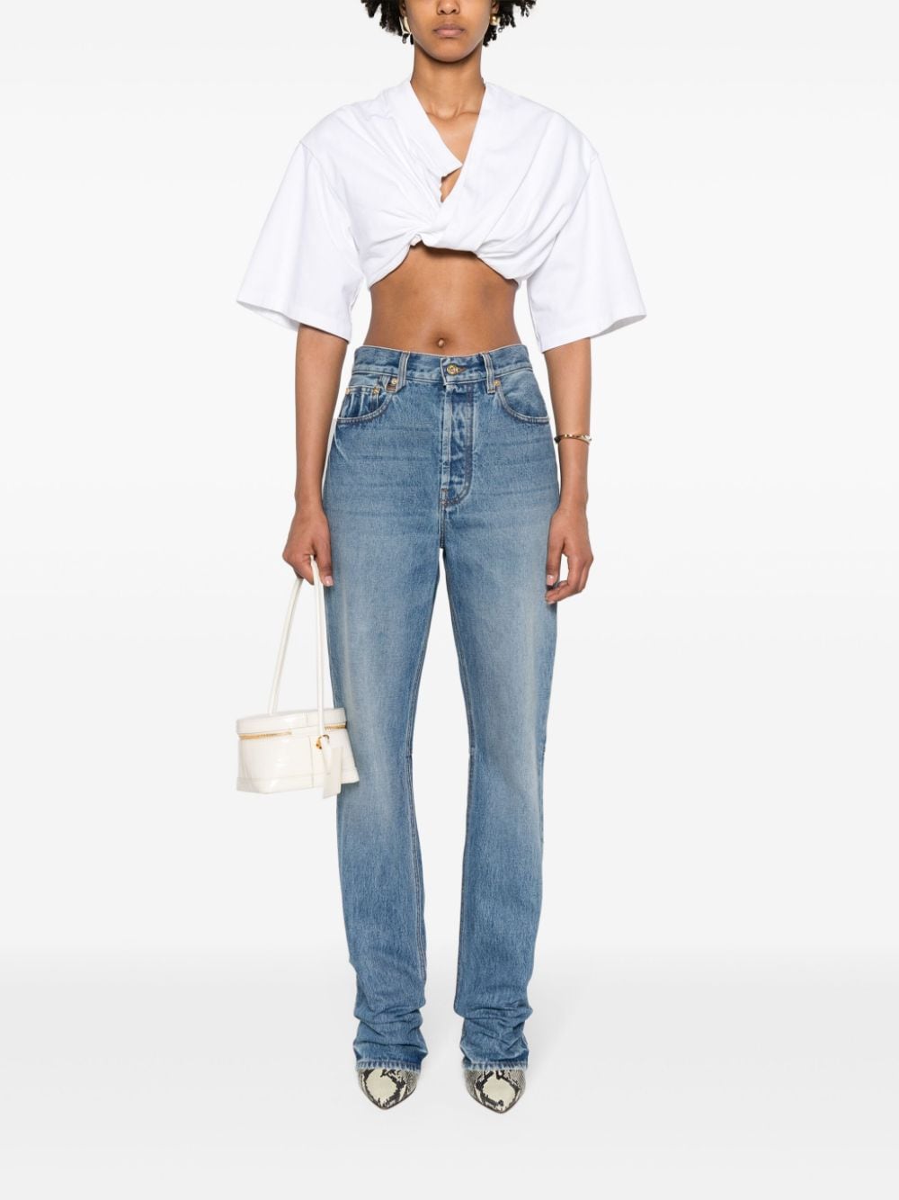 Jacquemus Jeans Clear Blue