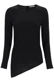 By Malene Birger Simone Asymmetric Blouse   Black