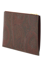 Etro Paisley Pouch With Embroidery   Red