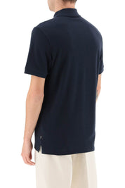 Boss Organic Cotton Pallas Polo Shirt   Blue