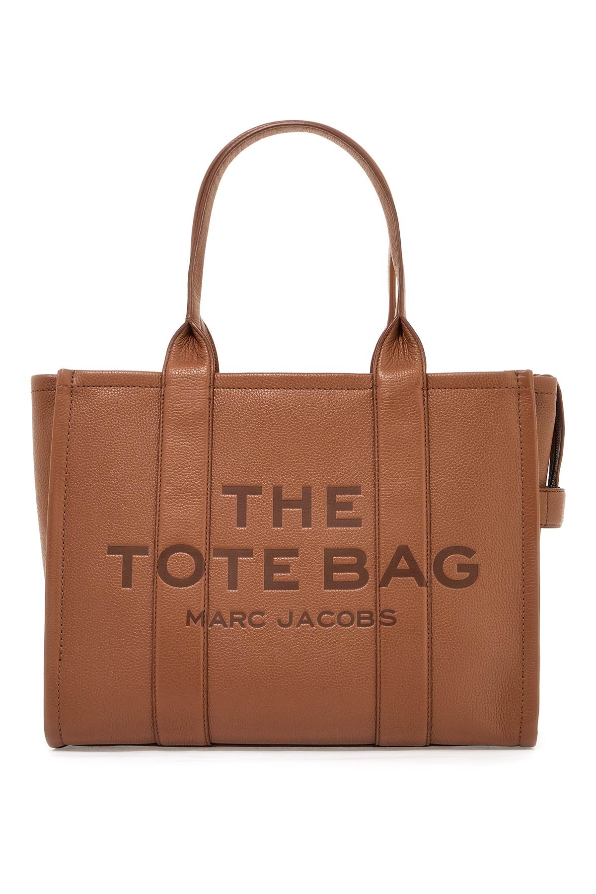 Marc Jacobs The Leather Large Tote Bag   Brown