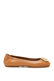 Tory Burch Minnie Travel Flats   Brown