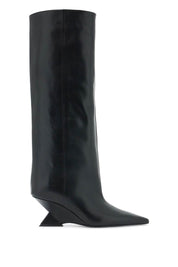 The Attico Cheope Tube Boots   Black