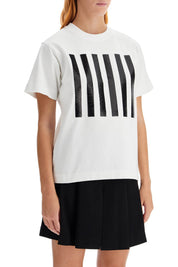 Marc Jacobs T Shirt The Stripe Box Tee   White