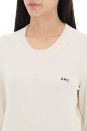 A.P.C. Cotton Victoria Pullover Sweater   White