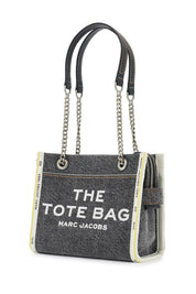 Marc Jacobs Small Denim Chain Tote Bag   The   Black