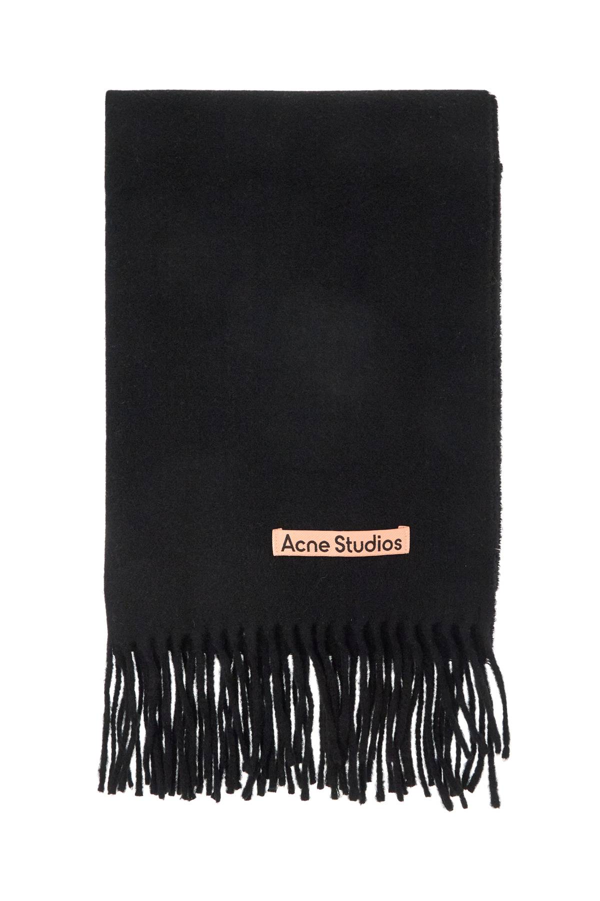 Acne Studios Cashmere Scarf For Women   Black