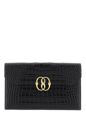 Bally Emblem Clutch   Black