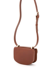 A.P.C. Genève Mini Crossbody Bag   Brown