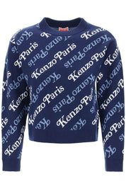 Kenzo Sweater With Logo Pattern   Blue