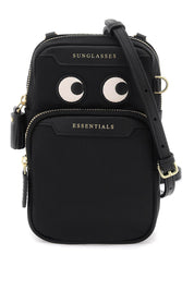 Anya Hindmarch 'Essentials Cross Body Eyes' Mini Crossbody Bag   Black