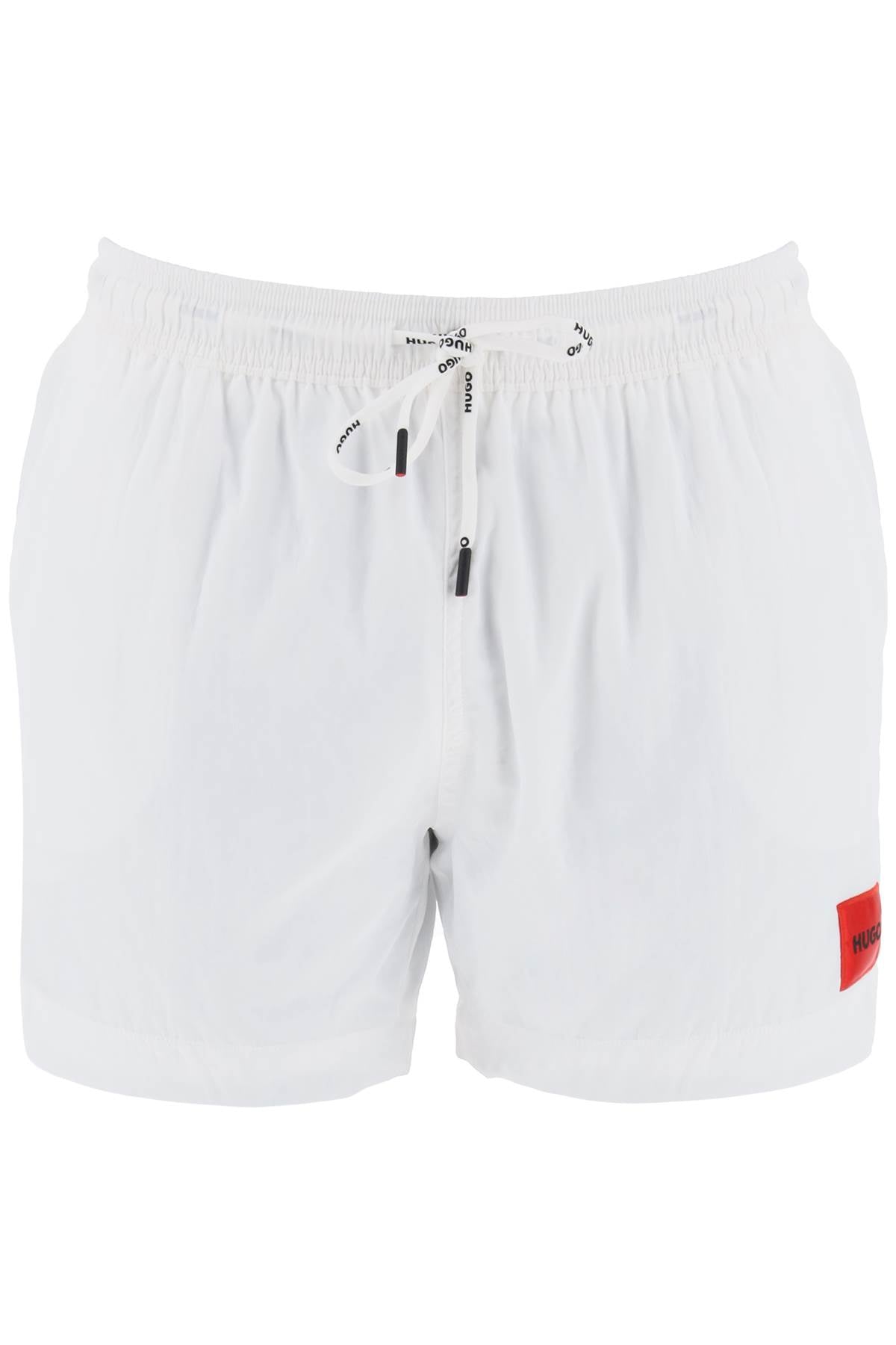 Hugo Dominica Sea Bermuda Shorts   White