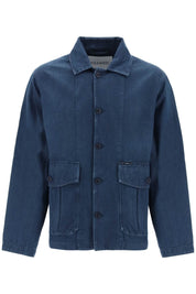 Closed Denim Cargo Overshirt With   Blue