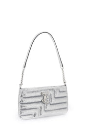 Jimmy Choo Avenue Slim Shoulder Bag   Silver