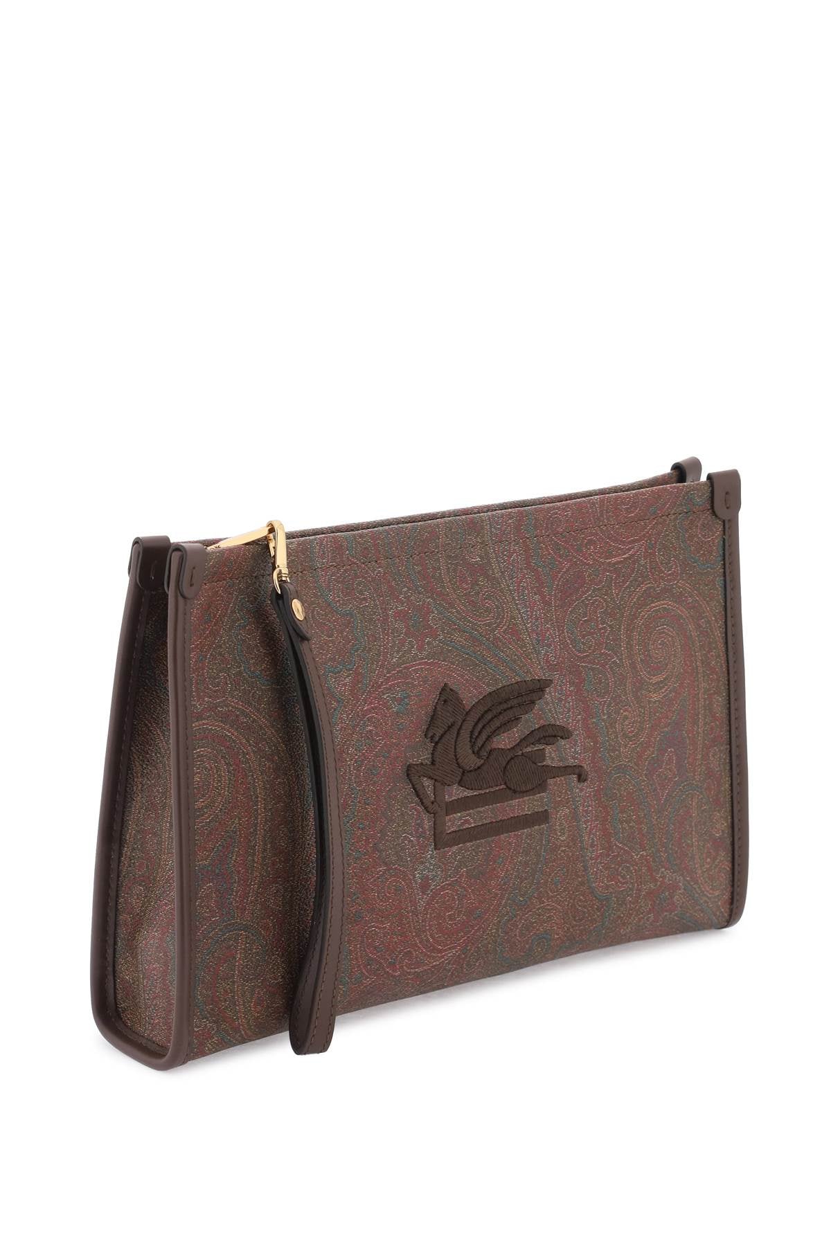 Etro Paisley Pouch With Embroidery   Red