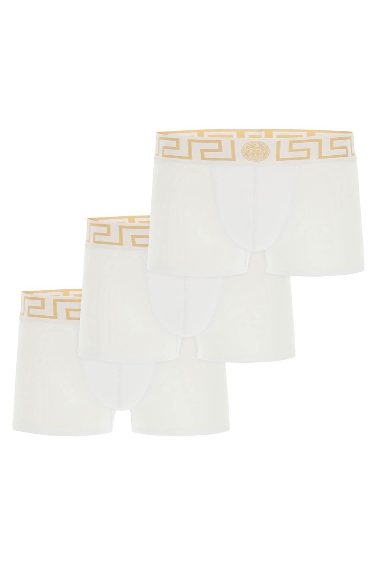 Versace Tri Pack Trunks   White