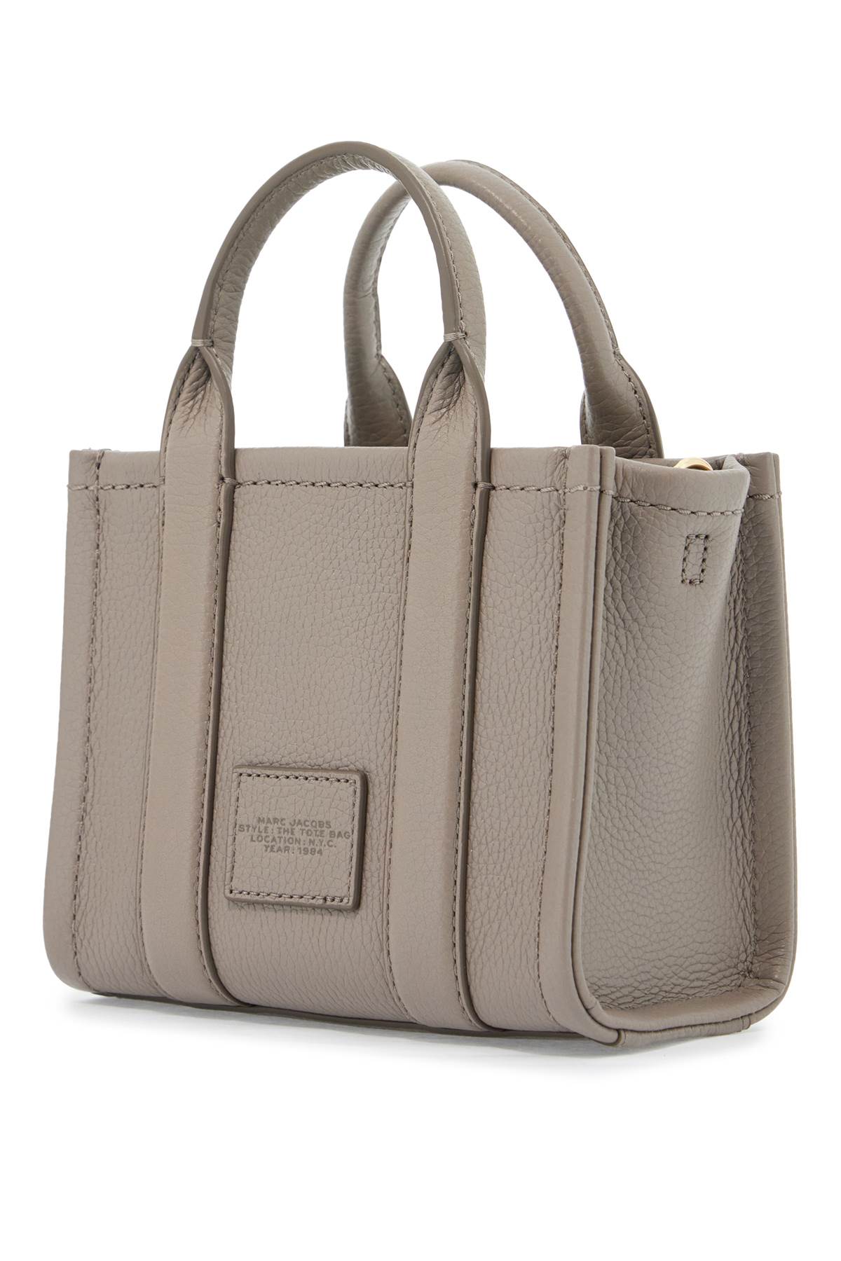 Marc Jacobs The Leather Mini Tote Bag   Neutral